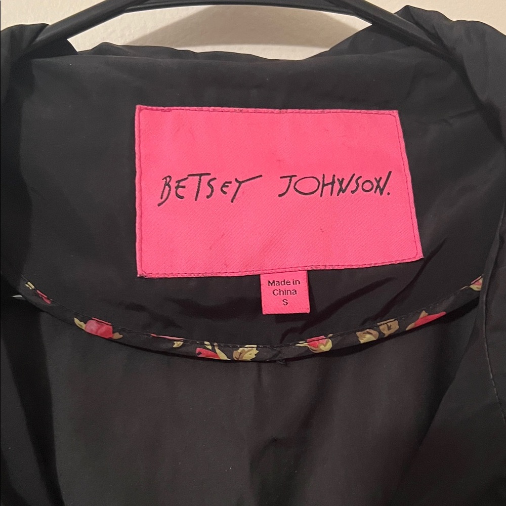 Betsey Johnson Black Utility Jacket - Picture 7 of 12